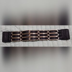 Black and Gold Women's Belt